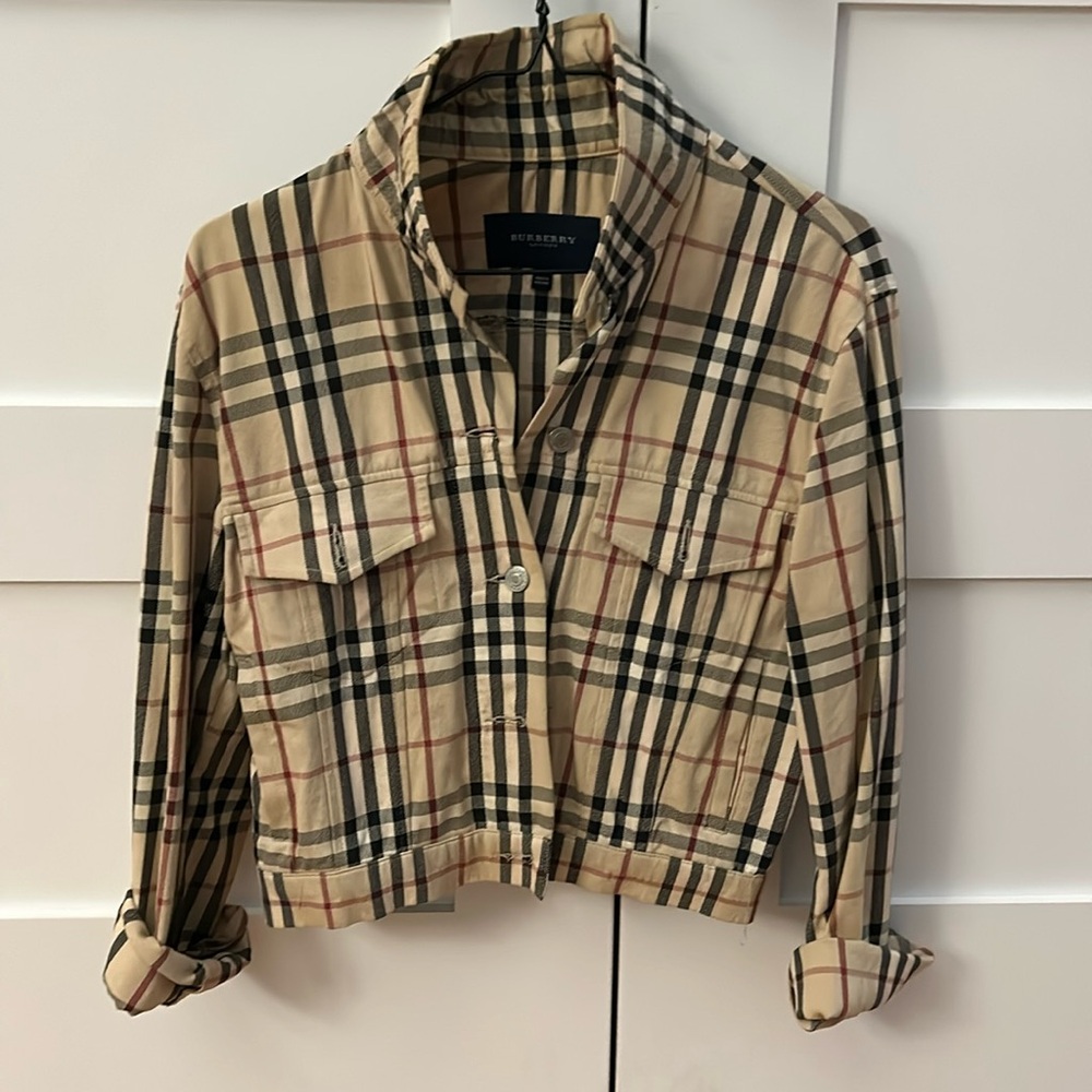 Burberry Jean check jacket.